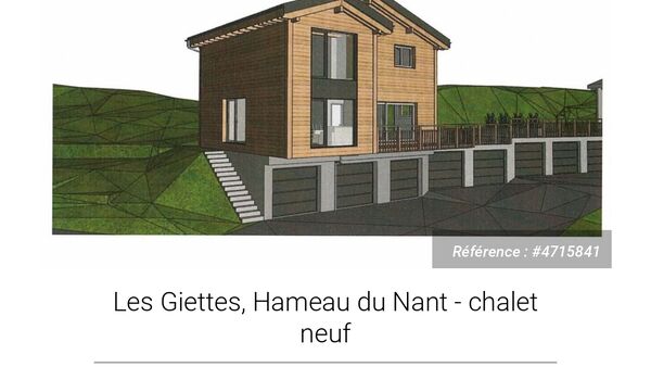 Les Giettes, Hameau du Nant - chalet neuf