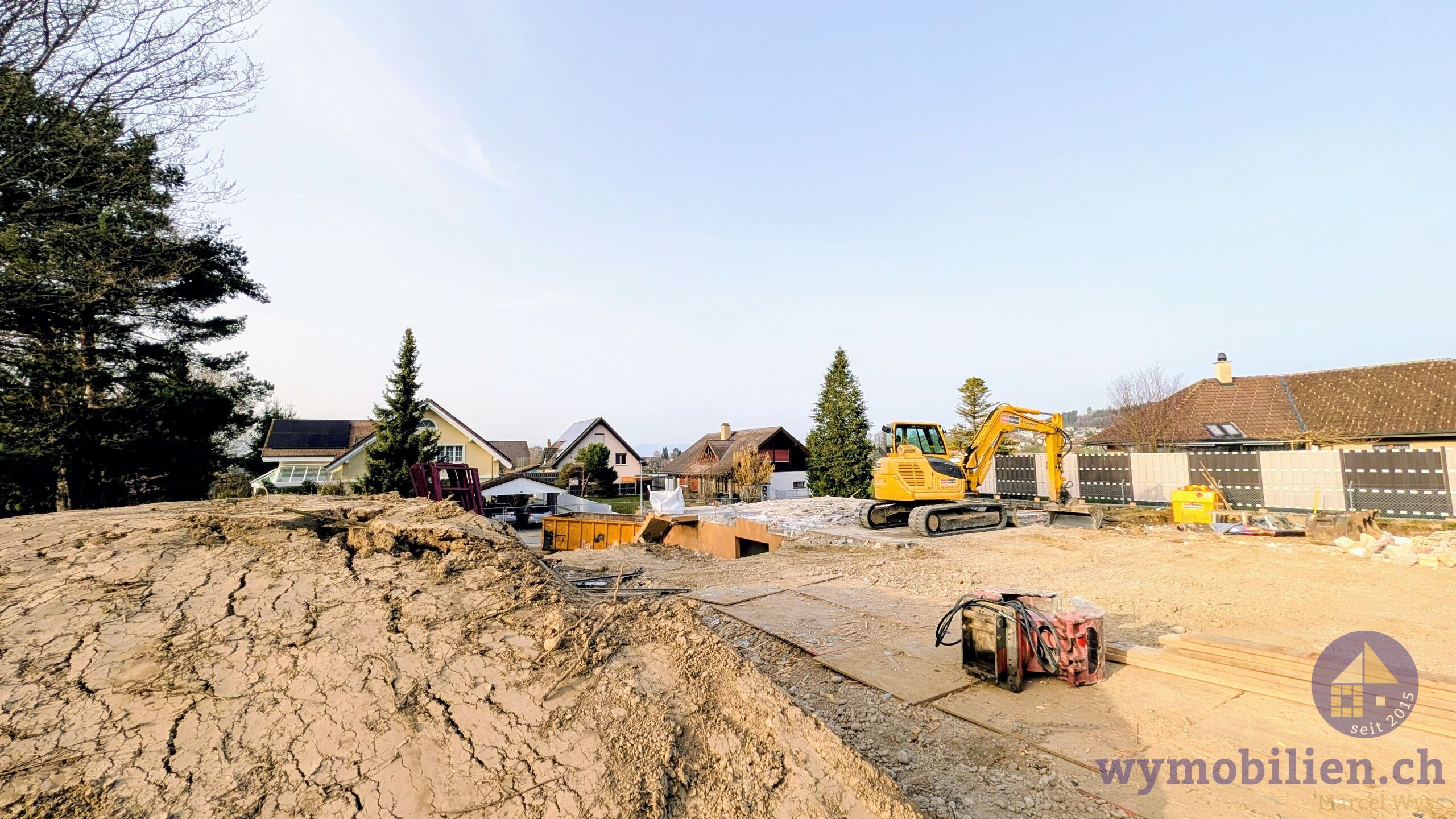 Die Bauarbeiten haben begonnen