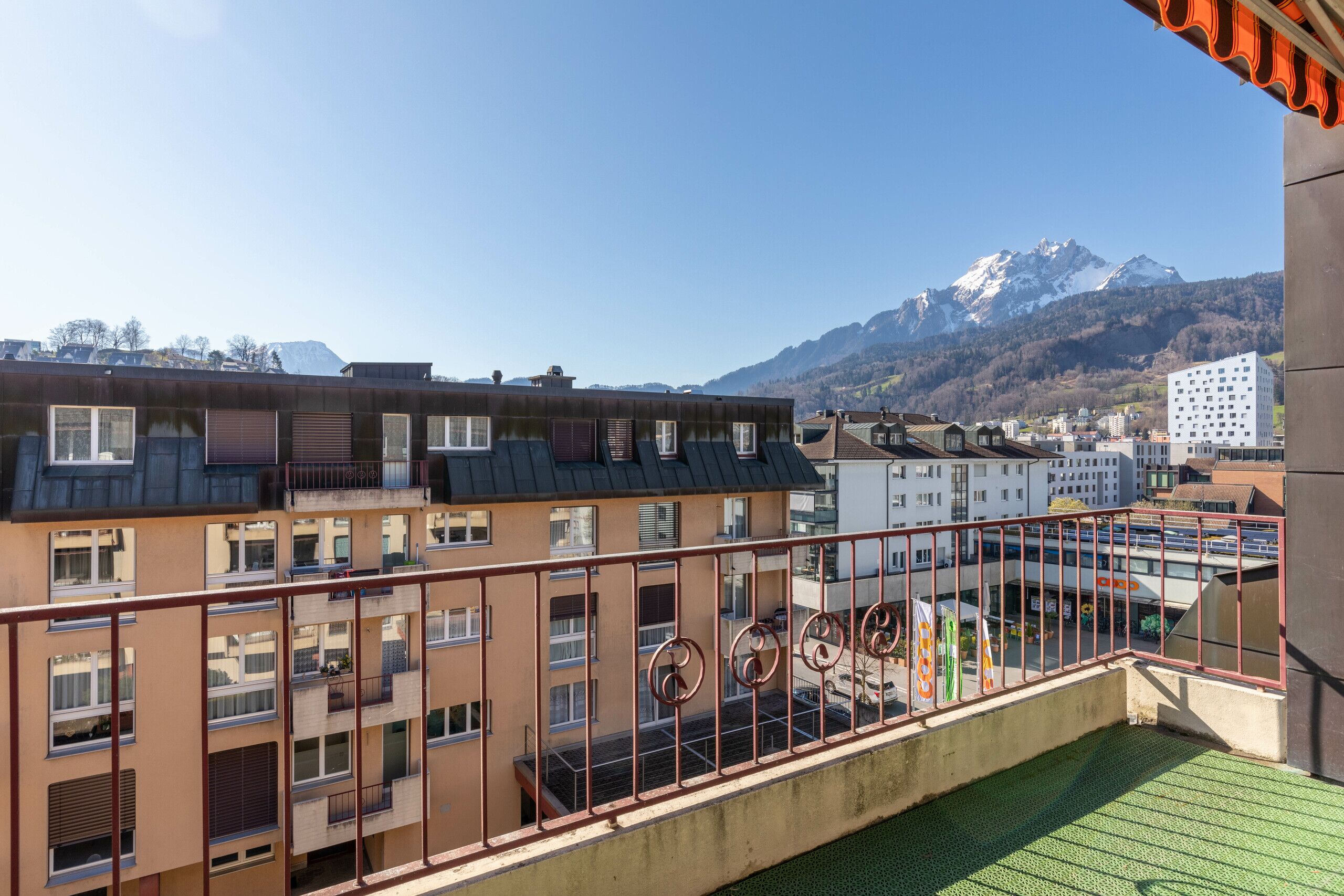 Aussicht Balkon Süd