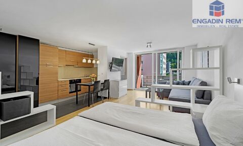 1-Zimmer-Zweitwohnung nur 2 Minuten vom St. Moritzersee entfernt
