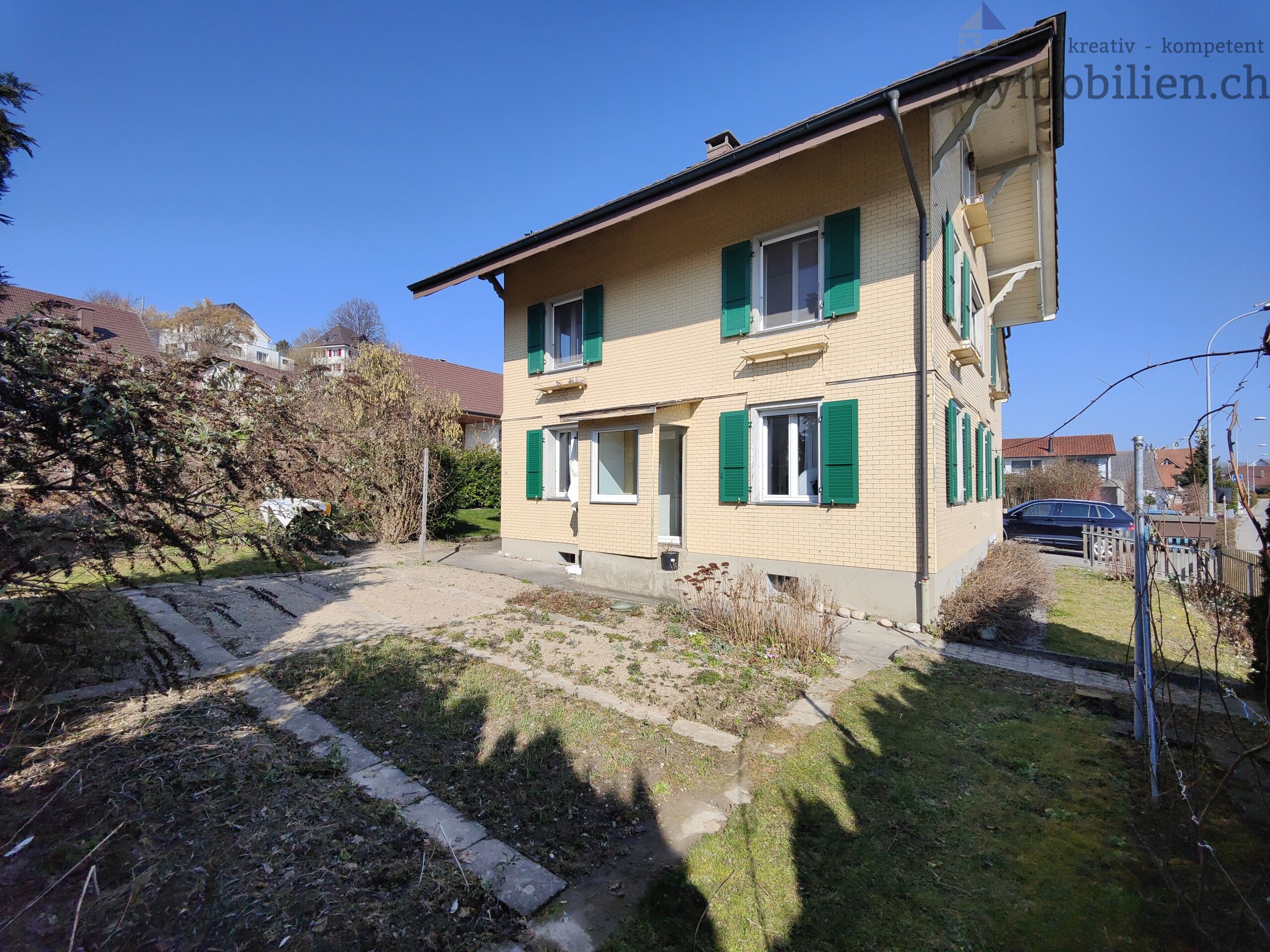 Fassade West/Garten