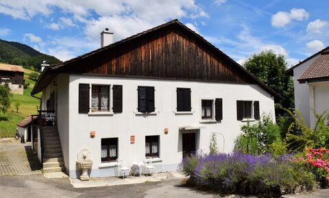Rental house with 3 rented apartments and 2 garages