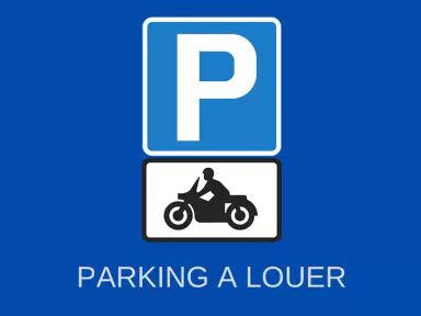 Place de parking moto intérieure