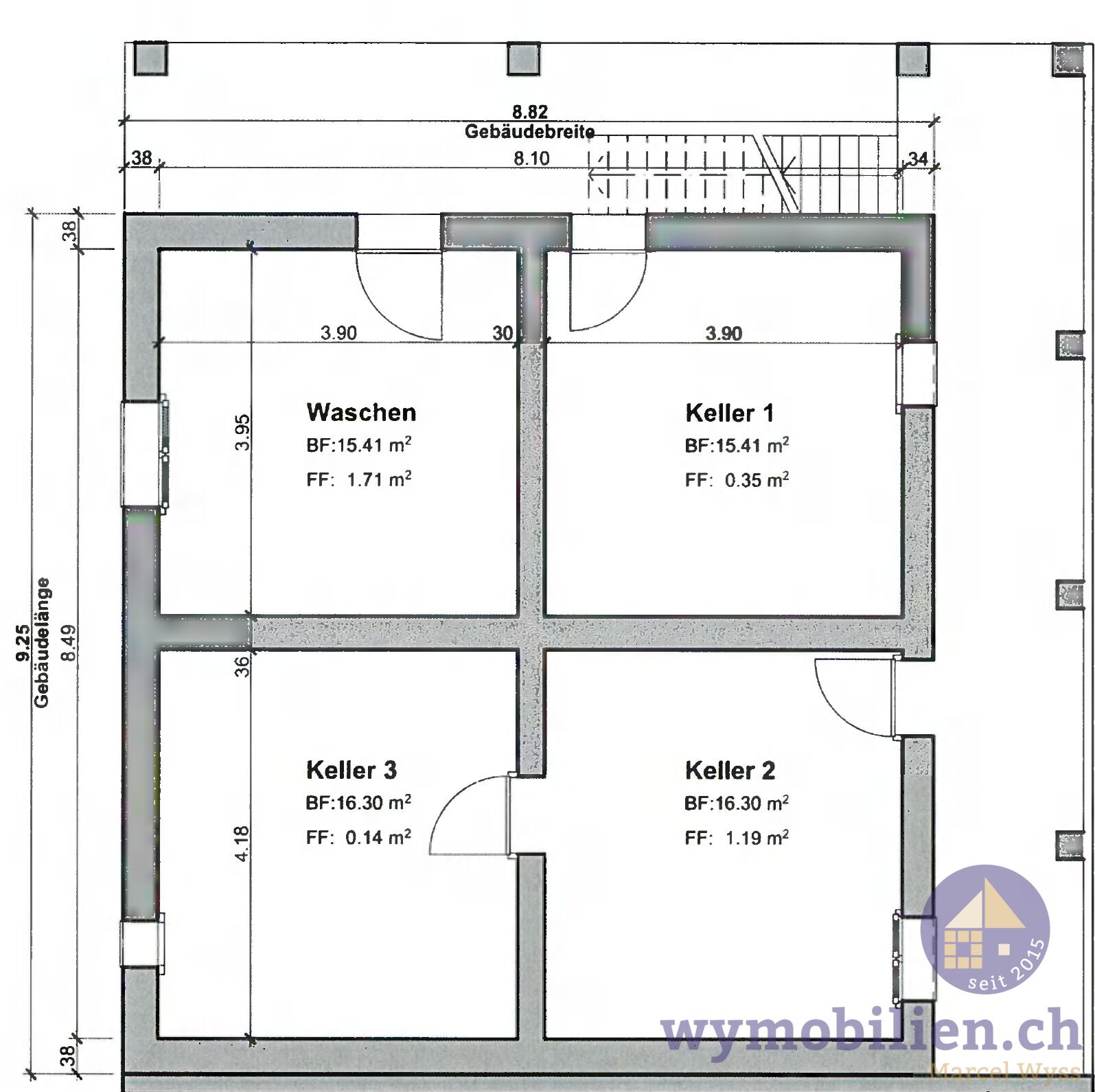 Keller Nr. 3 gehört zur Wohnung 