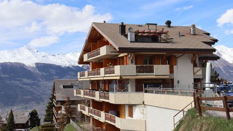 Dachwohnung in Veysonnaz mit unschlagbarem Panoramablick!