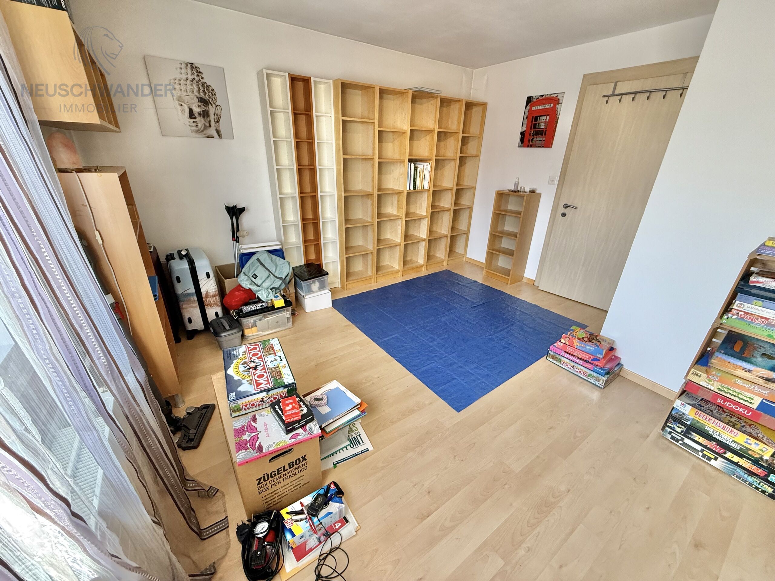 SOUTH-facing room