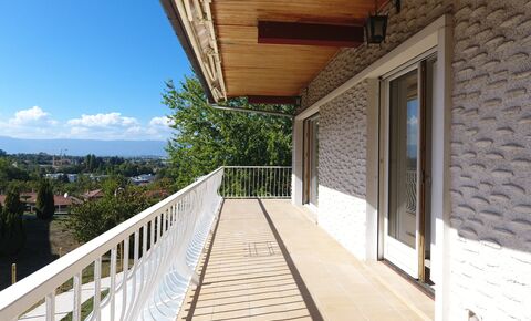 Spacious apartment with private garden close to Geneva