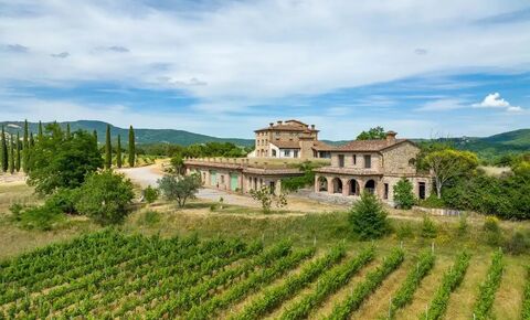 Prestigious property with olive trees