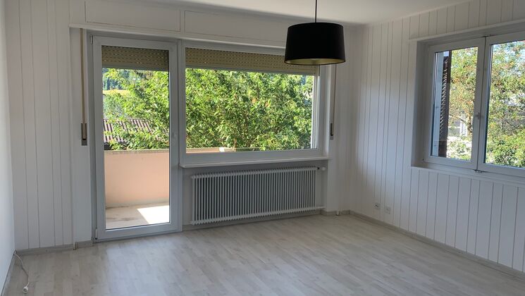 3.5 room apartment with large balcony.