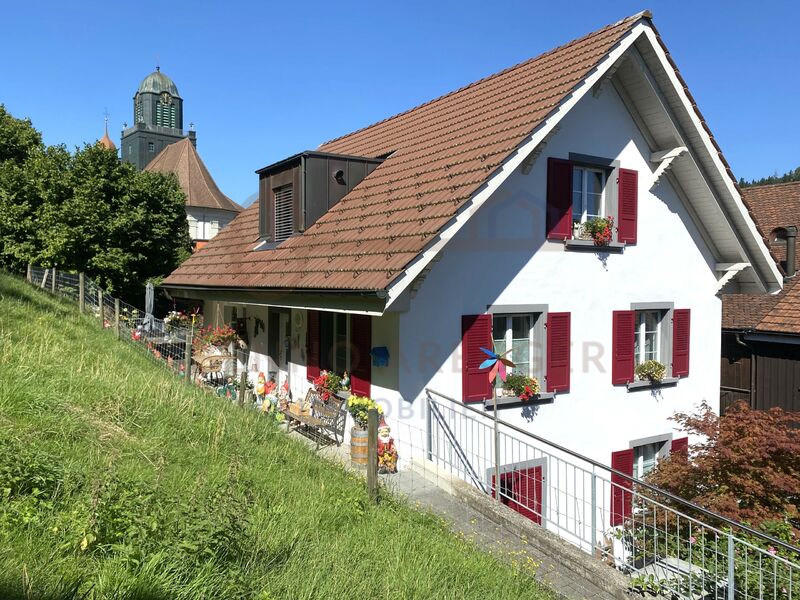 5½-Zimmer-Gartenmaisonettewohnung im Einfamilienhaus, Zentrumslage