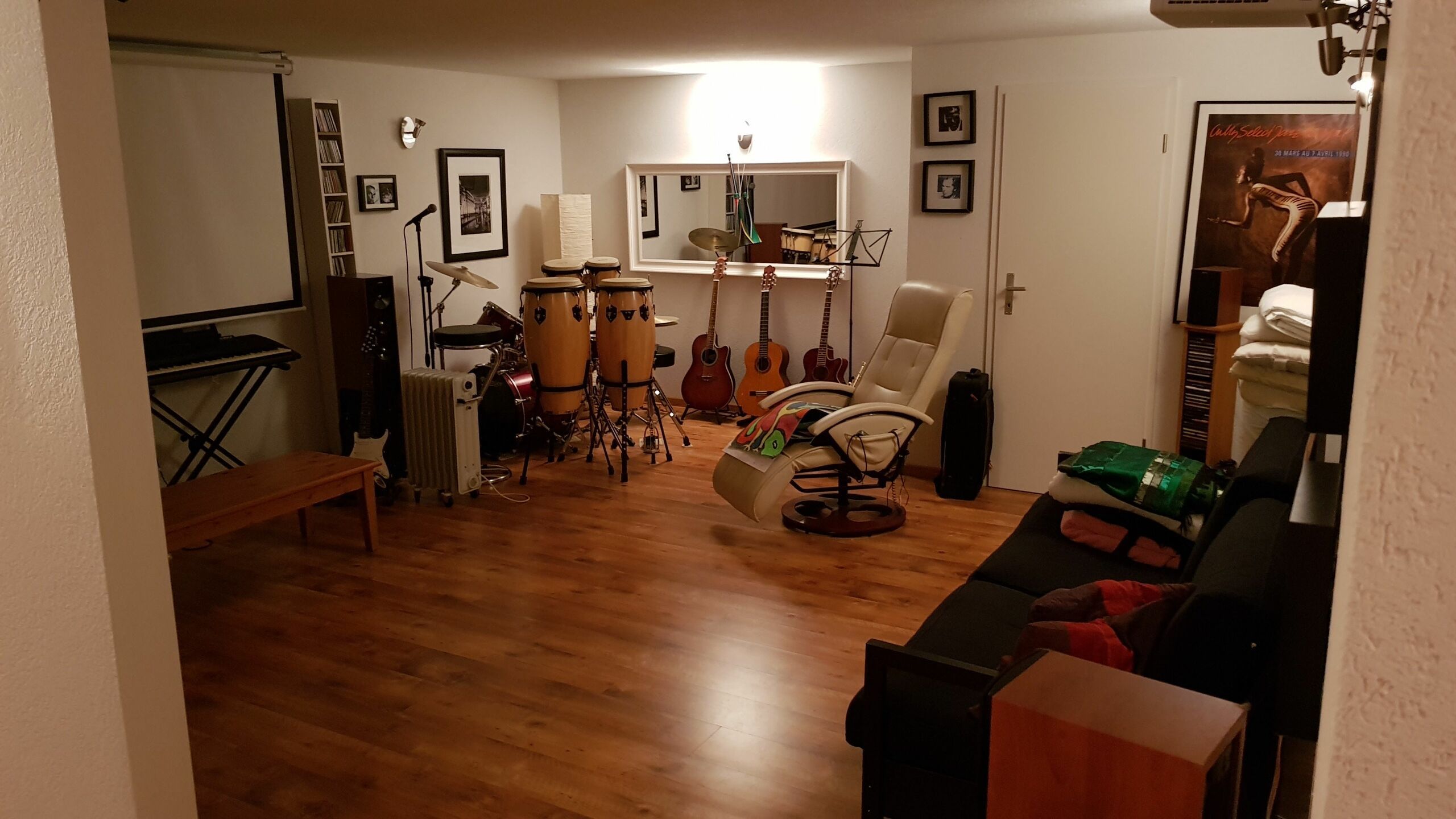 Sound proof music room