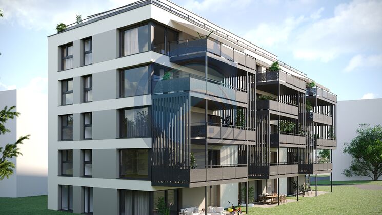 APPARTEMENT NEUF DE 5.5 REZ-DE-CHAUSSÉE AVEC TERRASSE ET JARDIN