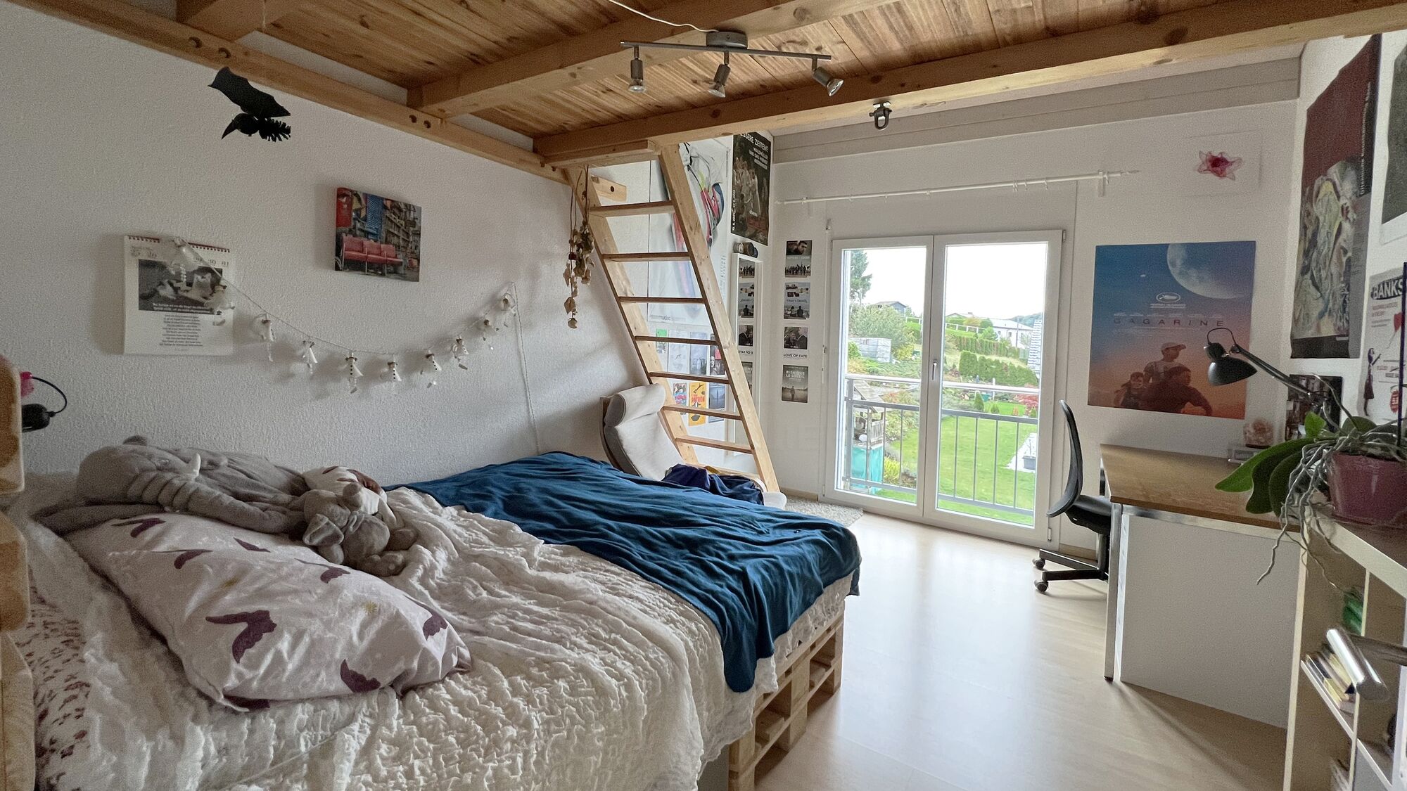 Étage - Chambre à coucher 2 avec mezzanine