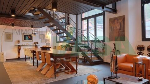 Elegant and modern loft with private terrace in antique factory