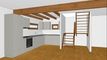 Chalet de 5 pièces 
135 m2 avec balcon et terrasse