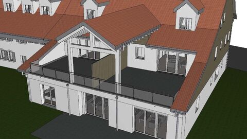 A louer à Poliez-le-Grand 3.5 pièces duplex, lot 4