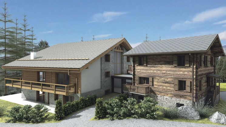 4,5 pc neuf de luxe  à 5 min à pied de Crans