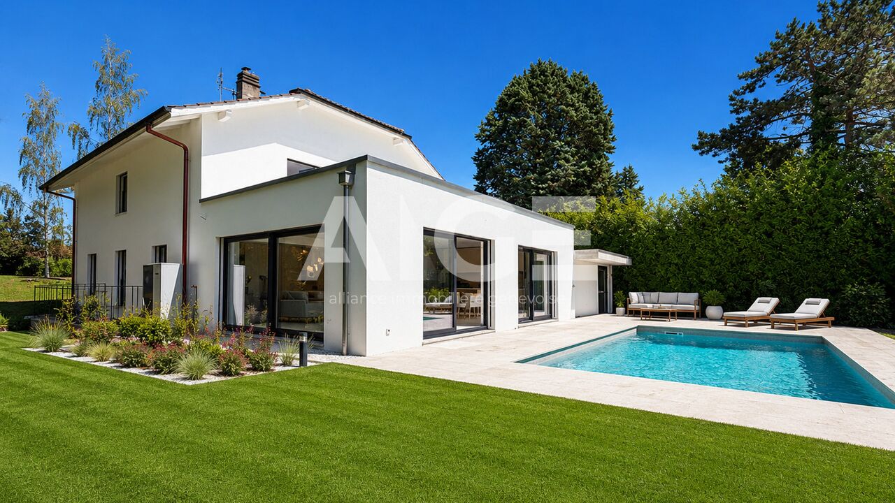 Magnificent fully renovated detached villa in Collonge-Bellerive