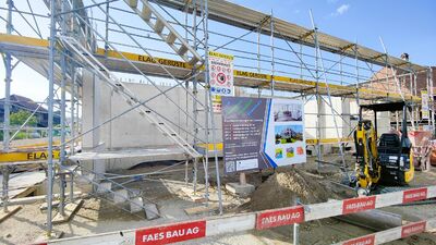 Baustelle am 22.5.2023 