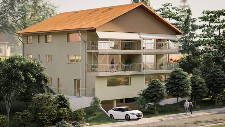 Appartement de standing de 3.5 pièces dans petite PPE à Fétigny