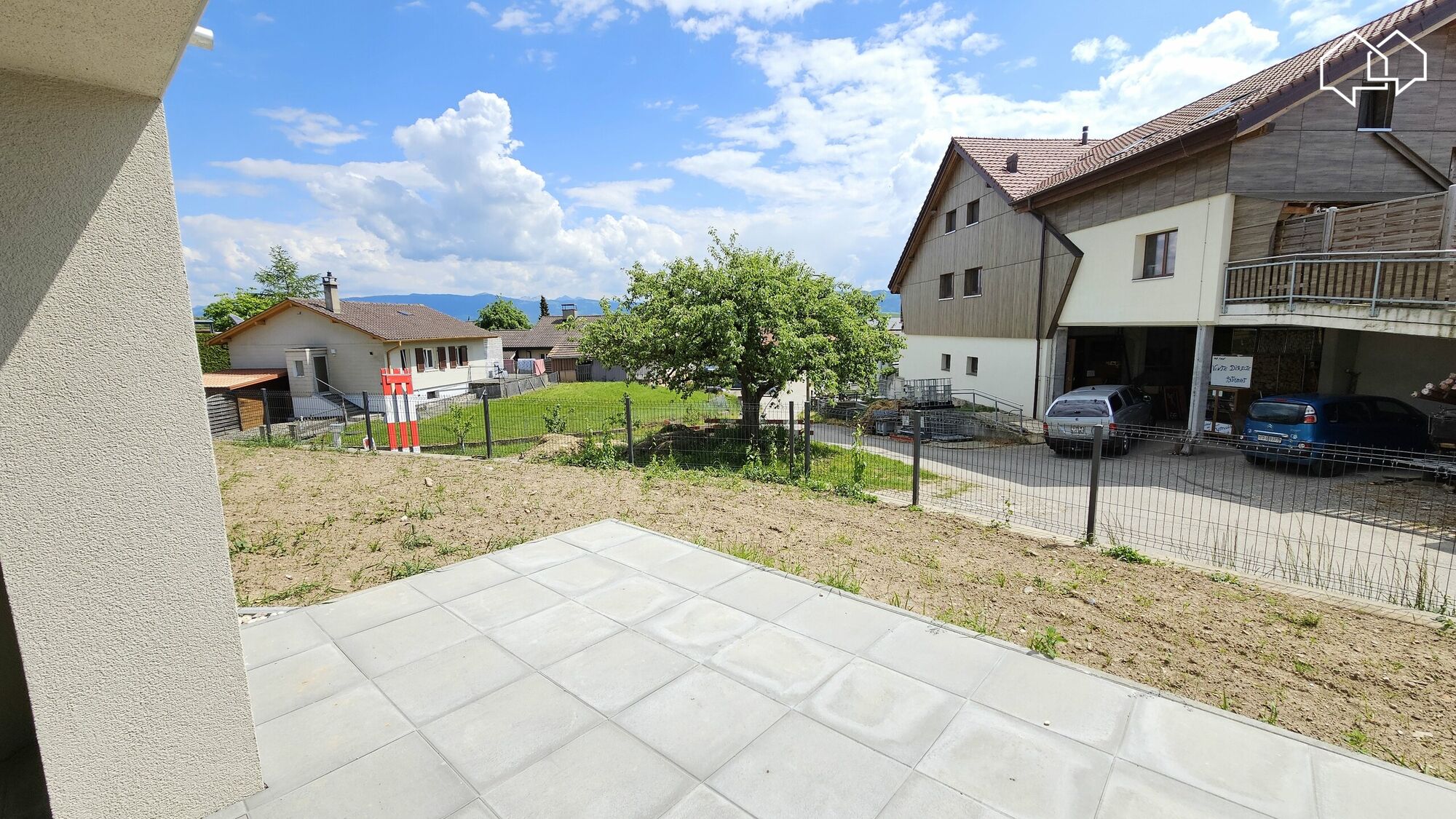 3.5 pièces rez (immeuble neuf)