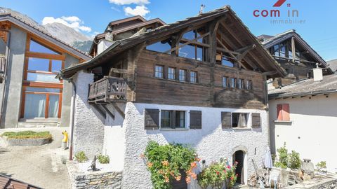 Savièse, belle maison villageoise
Vue imprenable sur les Alpes