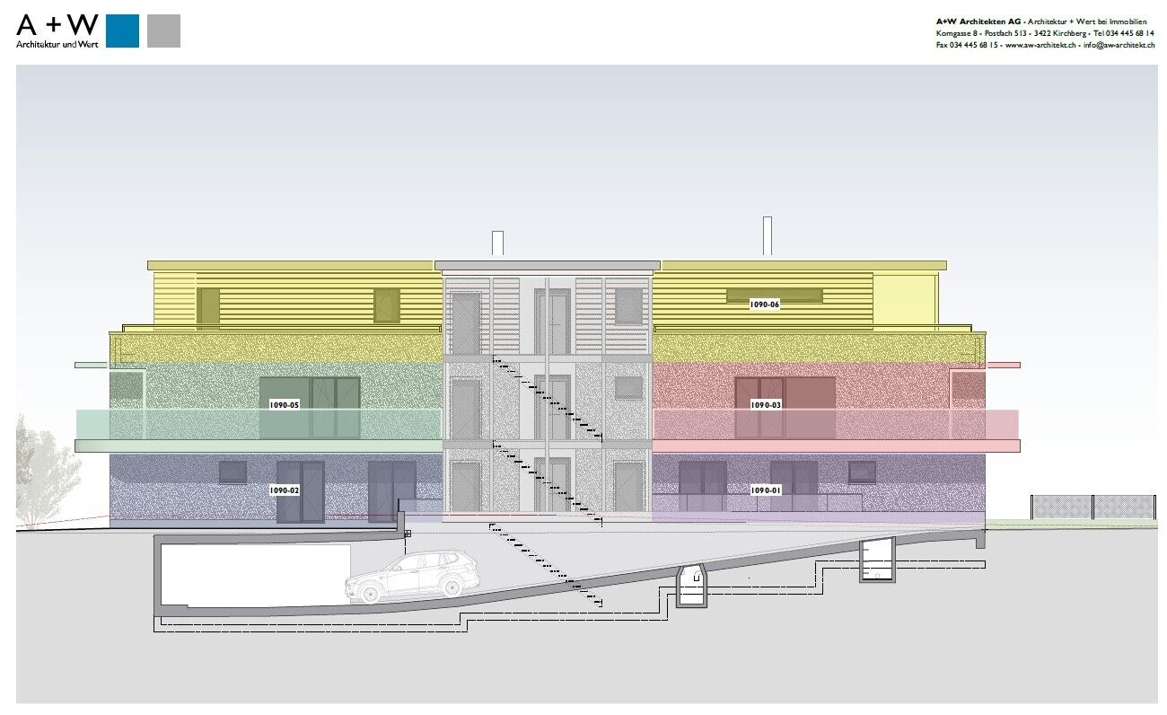 Fassade Nord - 1090-02 (blau)