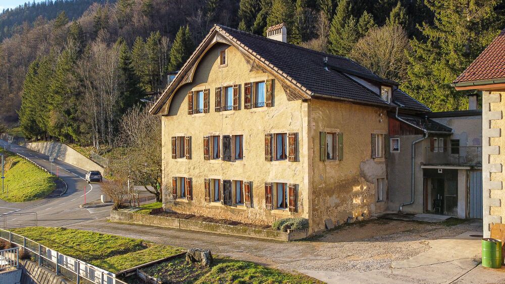 Vue aérienne de la maison