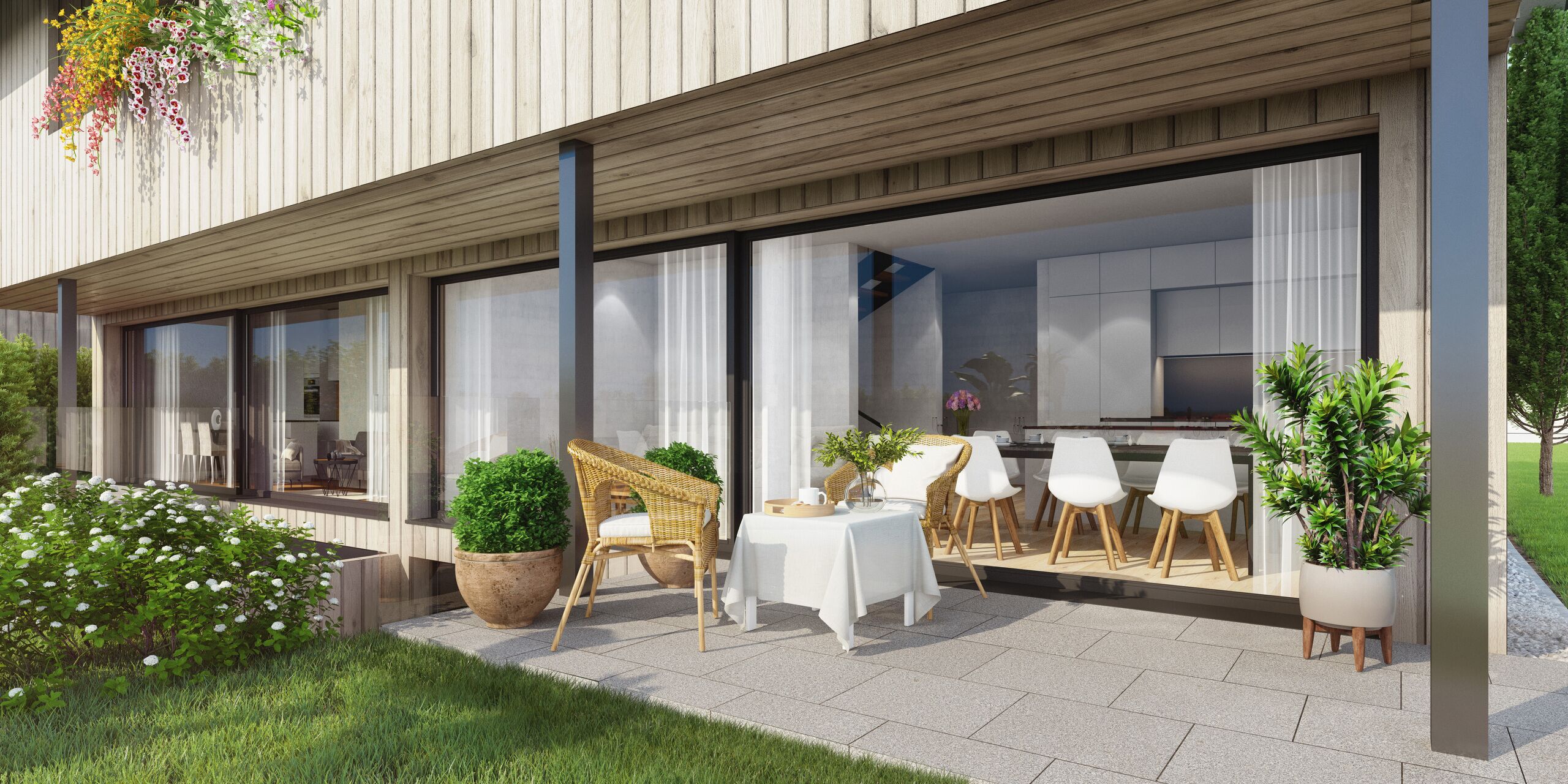 Genussvolle Stunden auf der Terrasse 