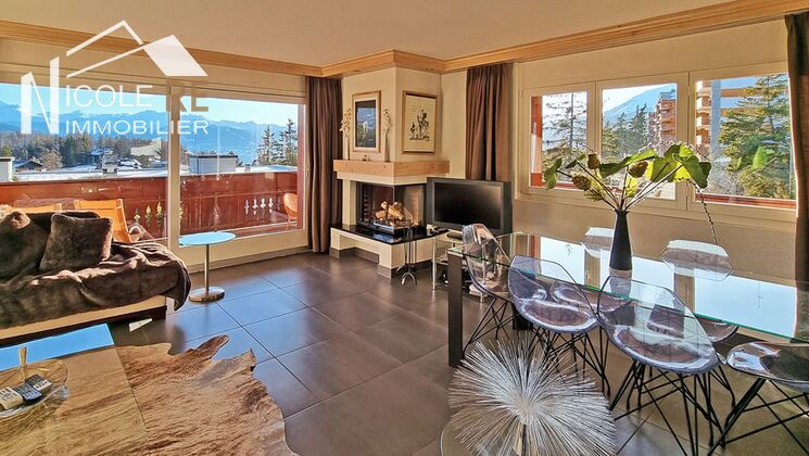 Beautiful & bright contemporary apartment in chalet style residence !