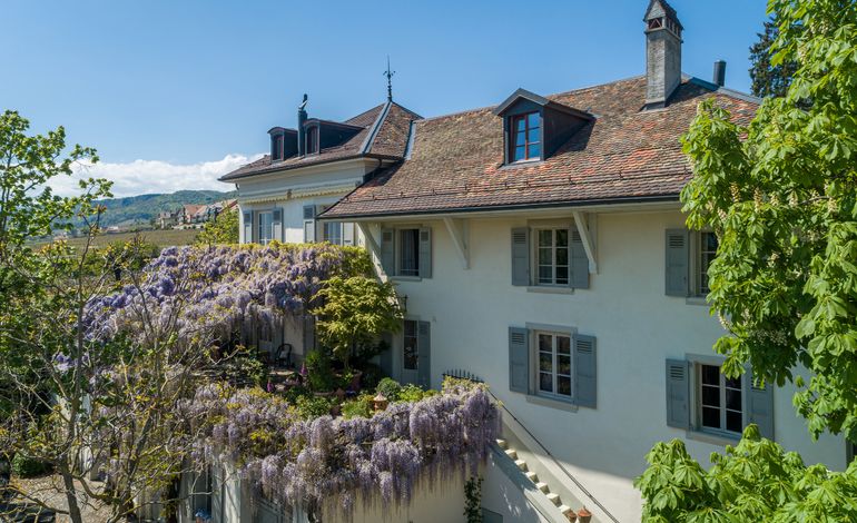 Maison de maître en plein cœur de Mont-sur-Rolle avec vue panoramique