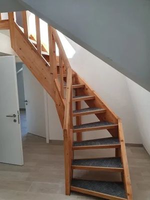 Treppe in's Dachgeschoss