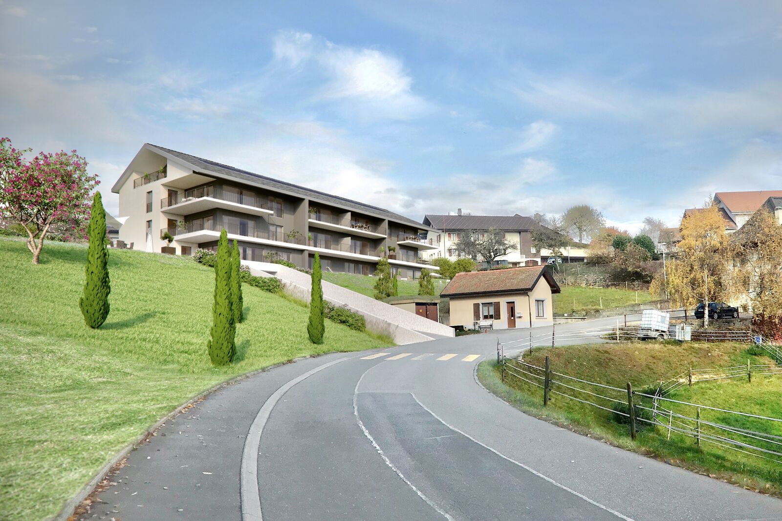 Projet immobilier à Granges (Veveyse), appartements à vendre