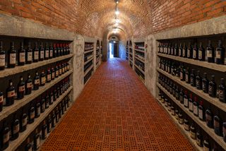Grotto with two spectacular wine cellars