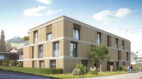 3½-Zimmer Wohnung mit grossem Garten