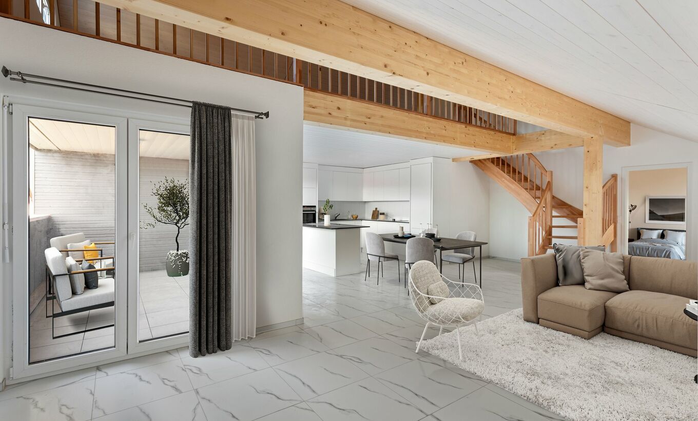 Last opportunity: Duplex penthouse in the Broyard countryside