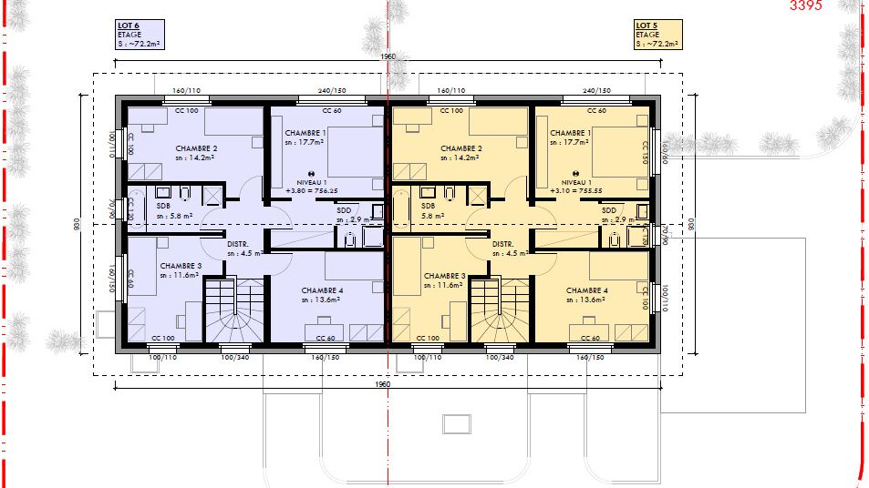 Plan étage