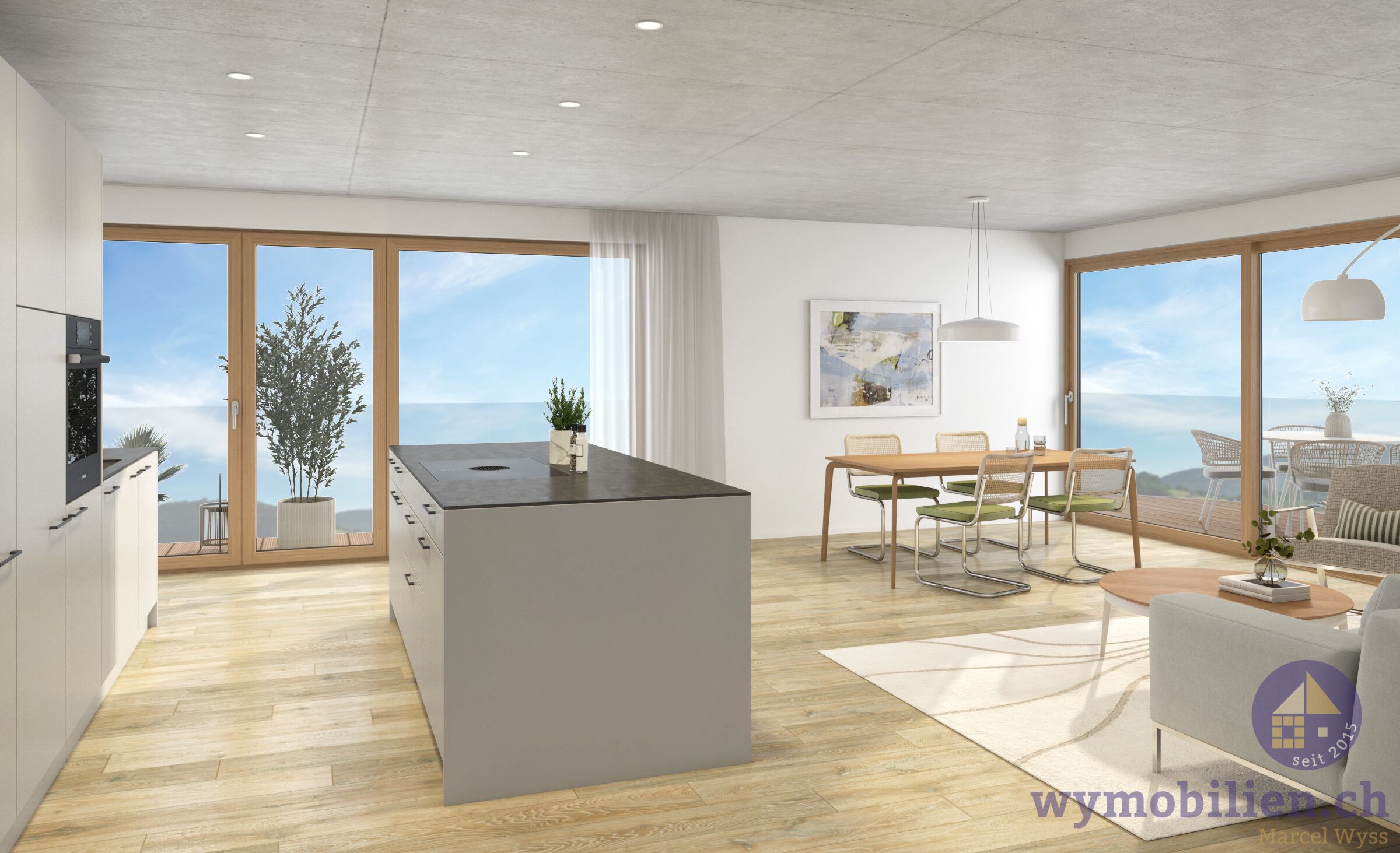 Küche/Essen/Wohnen 3.5 OG (1090-05)