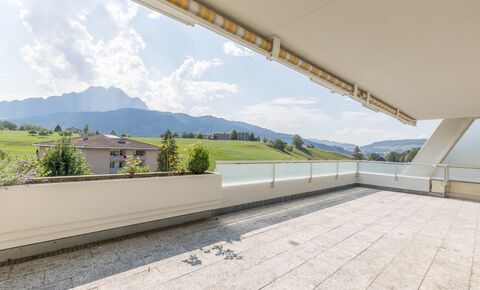 Sonnige Wohnung mit grandioser Weitsicht