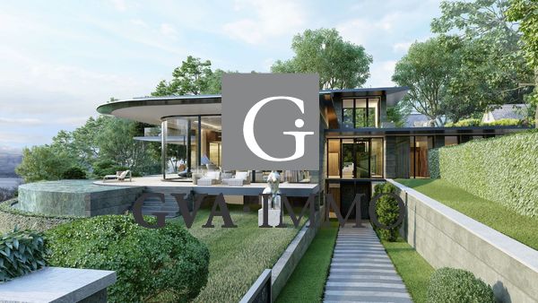 Superb exceptional contemporary villa with view of Lake Geneva