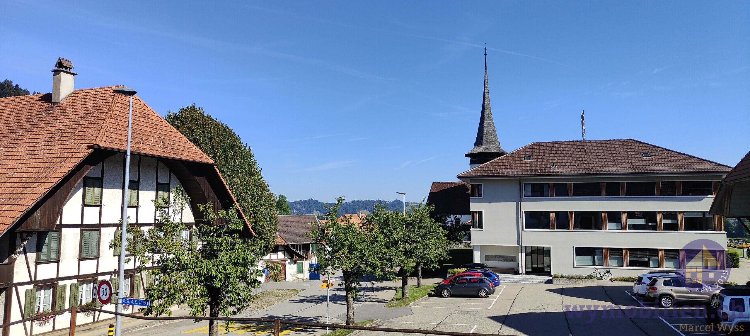 Dorfplatz vor dem Löwen 