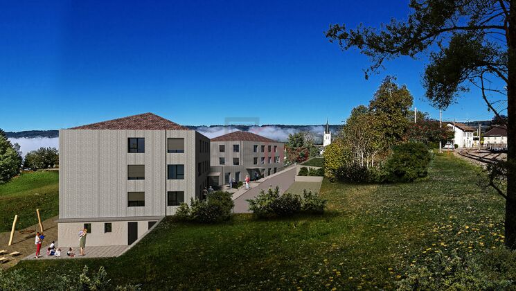 Résidence Bel Air aux Brenets-Promotion appartements avec encadrement.