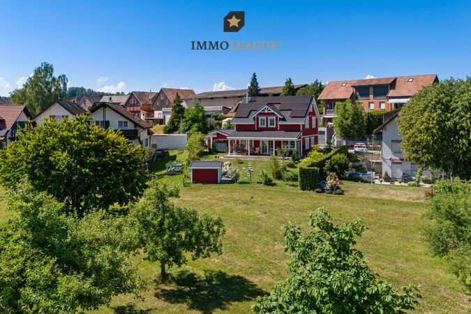 Schwedenhaus in idyllischer Alleinlage.