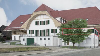 Grosser Sitzplatz Wohnung 2