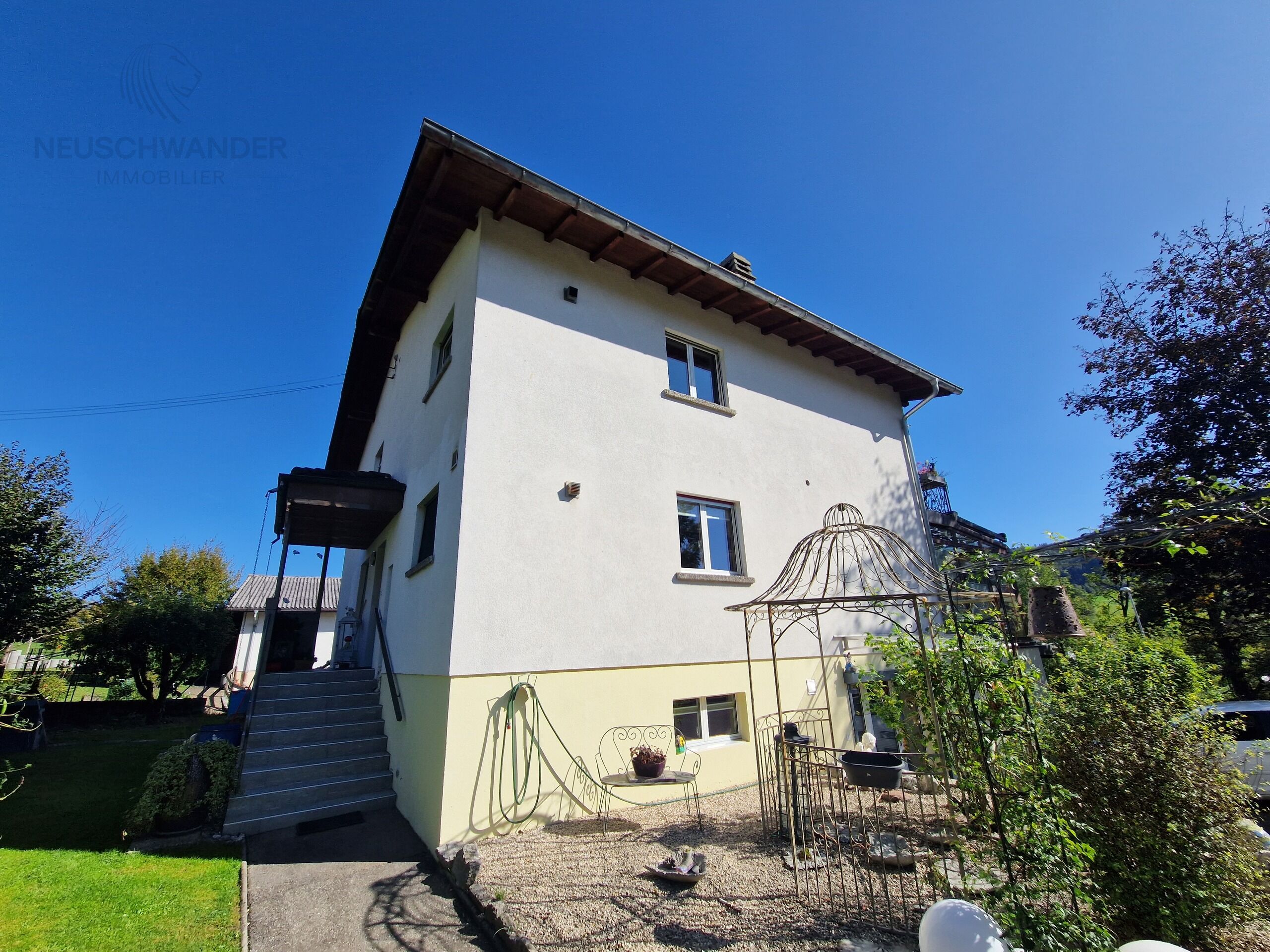 view from the back of the house