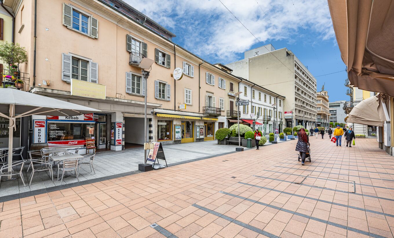 Renditeobjekt in der Fußgängerzone von Chiasso