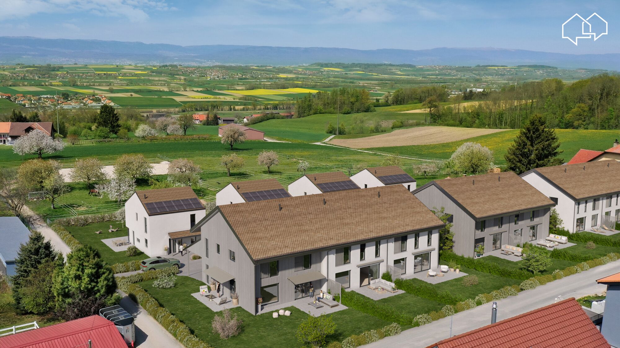 Vue aérienne
