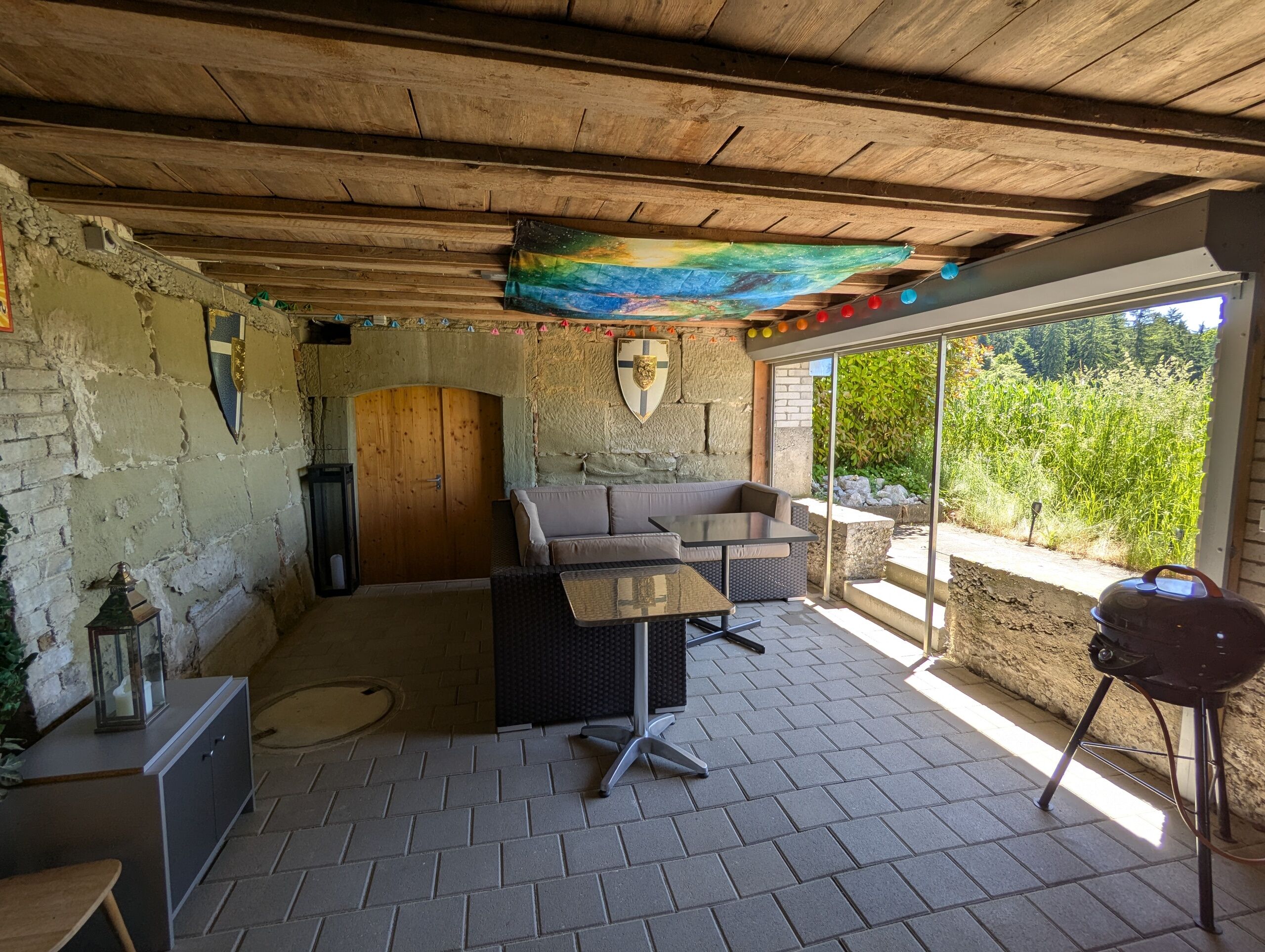 Loggia mit viel Privatsphäre 