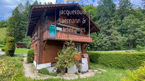 Chalet con due appartamenti nel parco naturale di Gantrisch