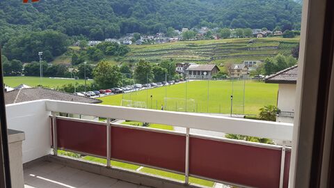 A louer à Vouvry, au-dessus de la piscine couverte, appartement 2 1/2